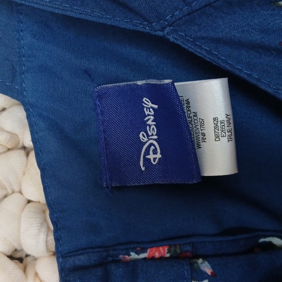 Disney girls blue asymmetrical hem Belle Beauty And The Beast Dress xl 14/16 - Picture 6 of 7